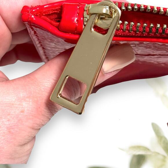 NWT Sondra Roberts Red Clutch Candy Apple Red Clutch - Picture 3 of 5